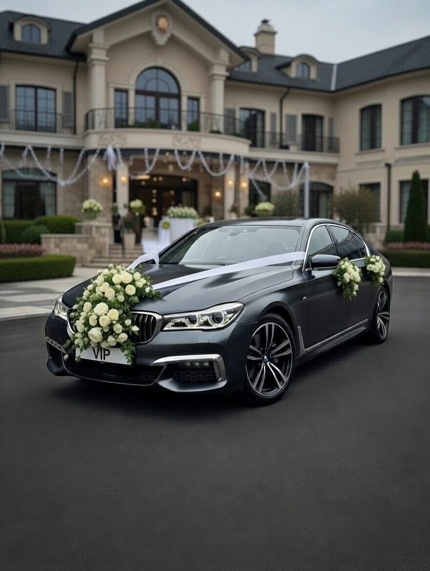 Limuzyna na wesele Rzeszów i Kraków - BMW 7 do ślubu